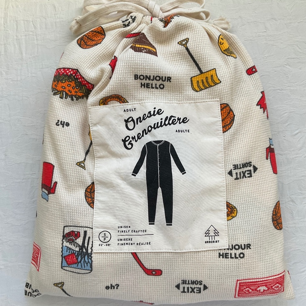 Arborist Eh! Canada Adult Onsie Unisex Size Small